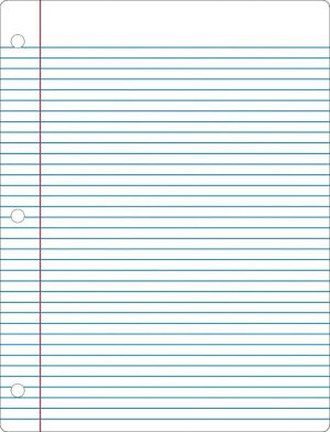 Printable Notebook Paper College Wide Ruled