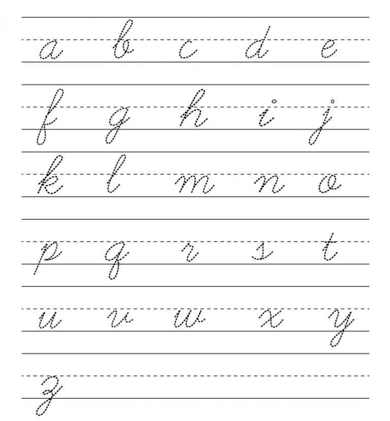 Printable Handwriting Practice Sheets