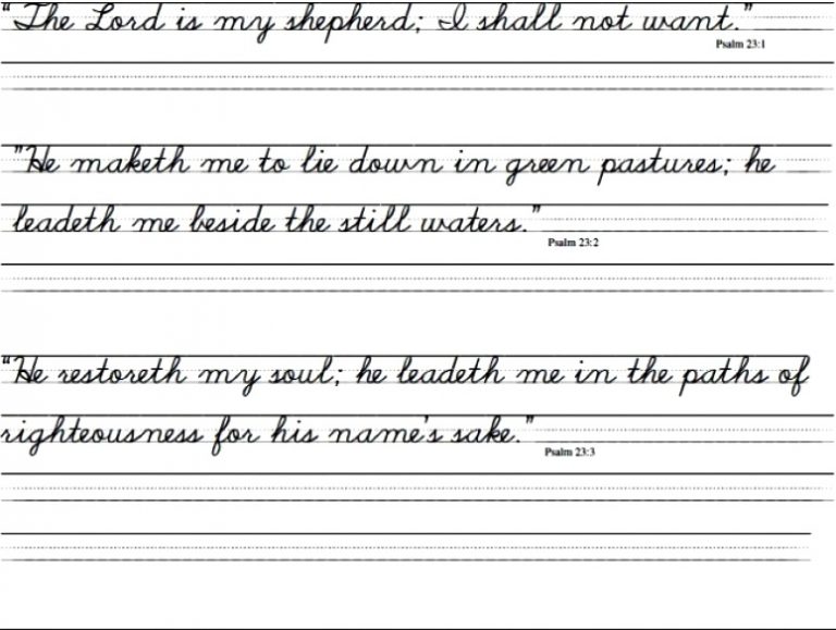 Free Printable Handwriting Practice Sheets For Preschool Kindergarten 