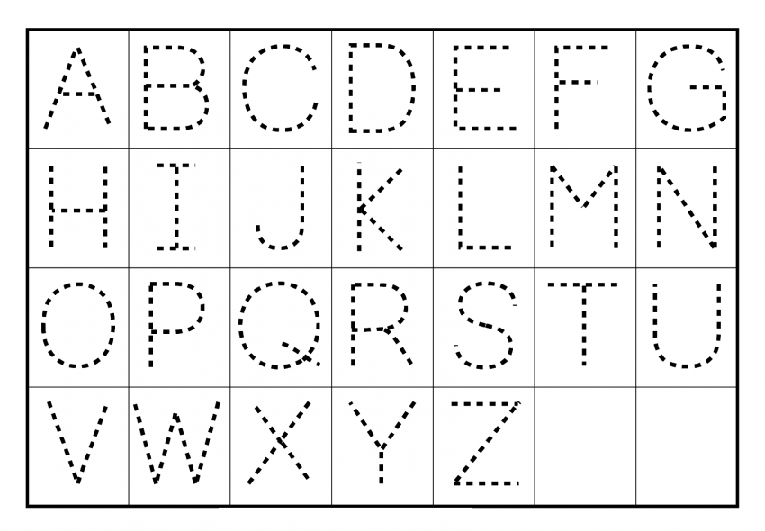 Printable Letter Tracing Worksheets for Kindergarten Preschool