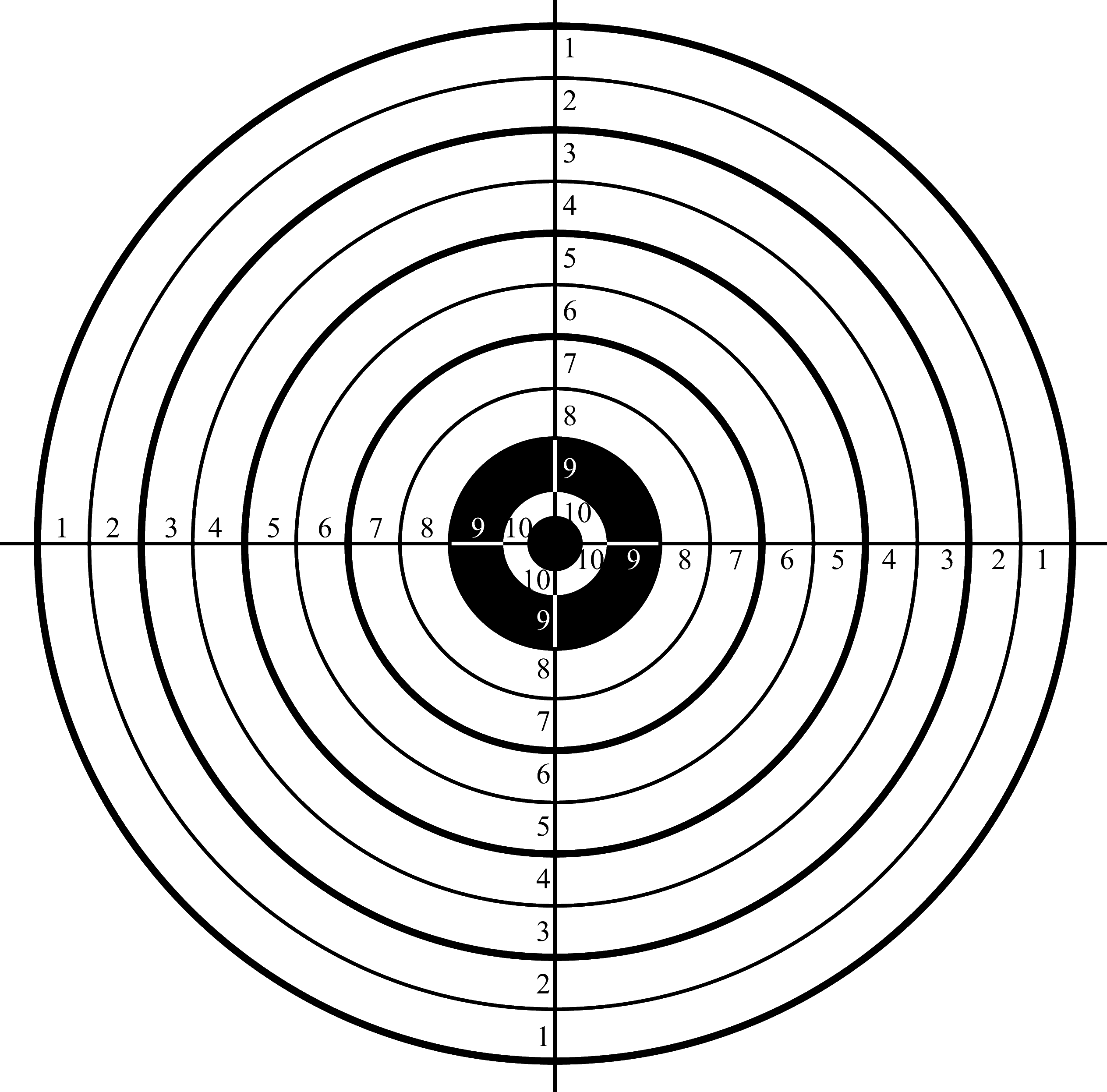 Printable Targets For Shooting - Printable Blank World