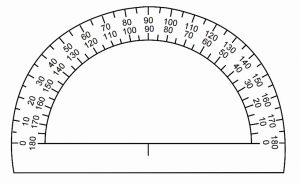 free printable protractor 180 360 pdf with ruler