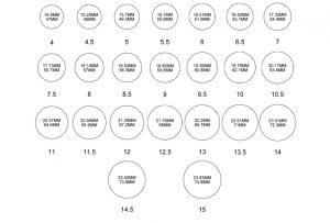 ladies men finger ring size measurement chart printable