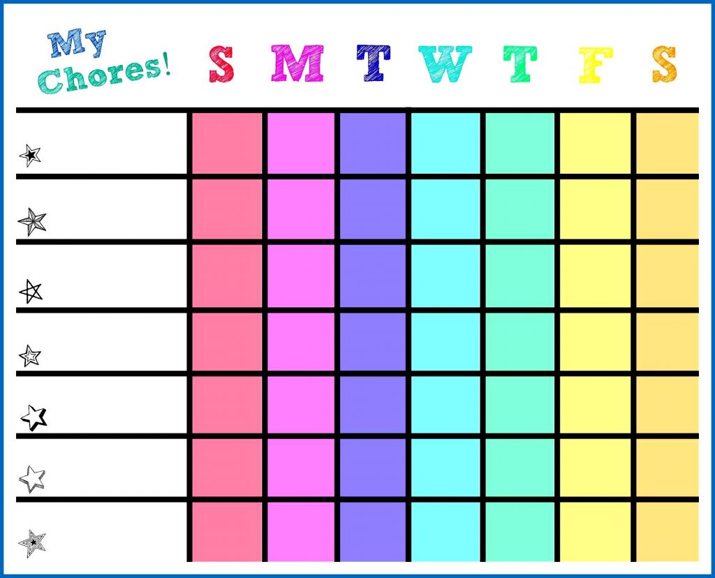 Free Chore Chart Template Digitally Credible Calendars Free Chore Chart Template