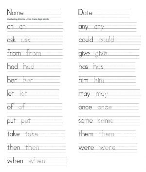 Penmanship Practice Sheets for Adults & Kindergarten - One Platform For