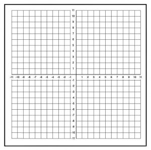 Printable X and Y Axis Graph Coordinate