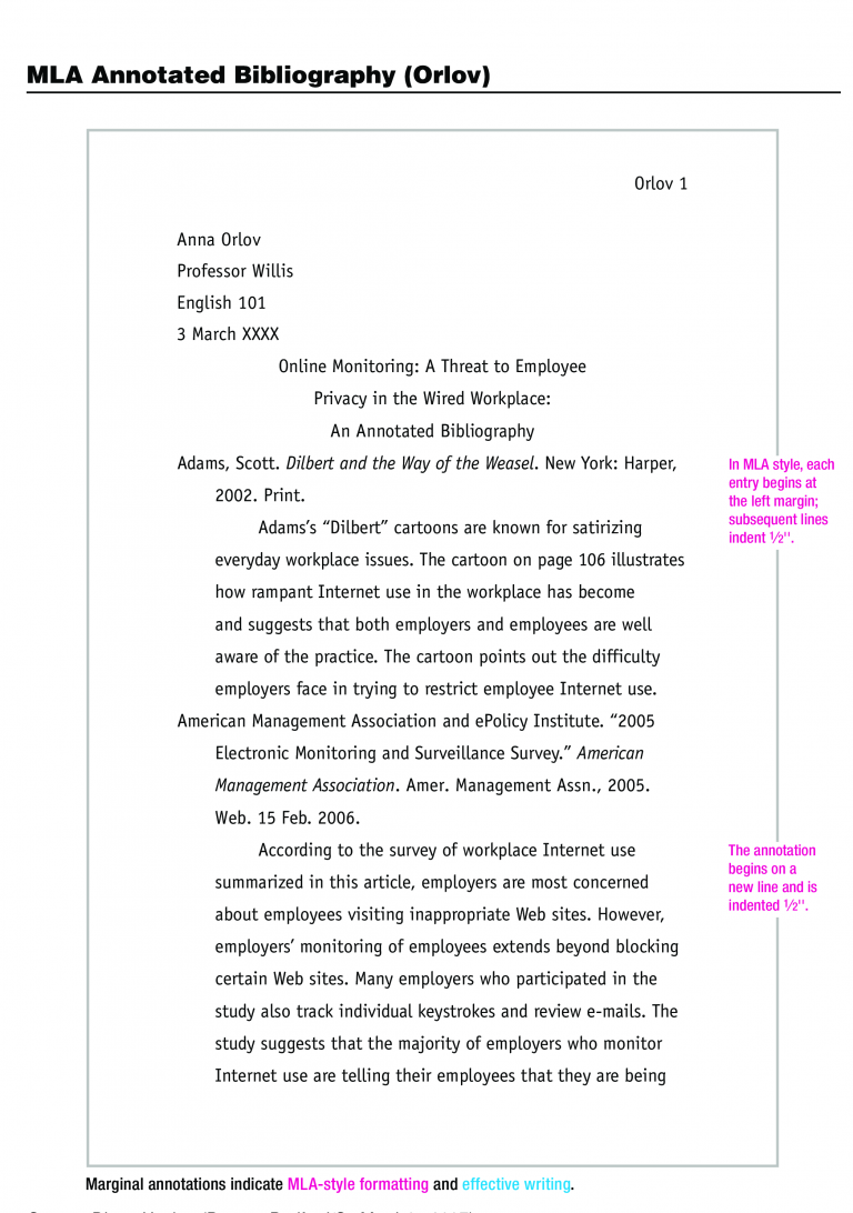 Mla Format Template Citation Pdf