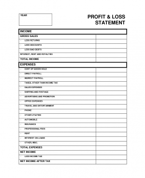 Income and Expense Statement Template - One Platform For Digital Solutions