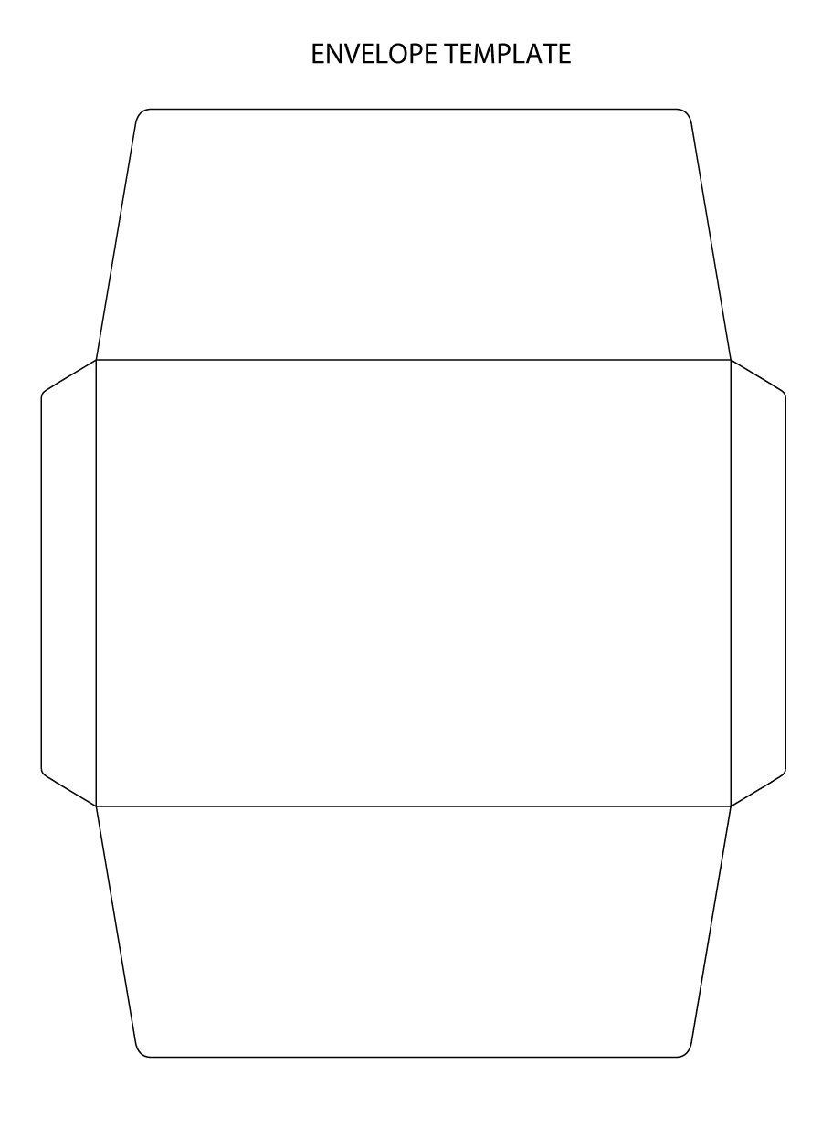 cute geometric printable envelope template craftsartdiy pinterest 13