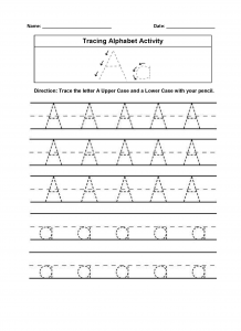 Printable Letter A Worksheets for Kindergarten Preschoolers - Digitally ...