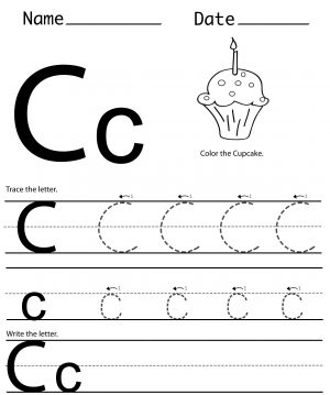 printable letter c worksheets for kindergarten preschoolers - slide7jpg ...