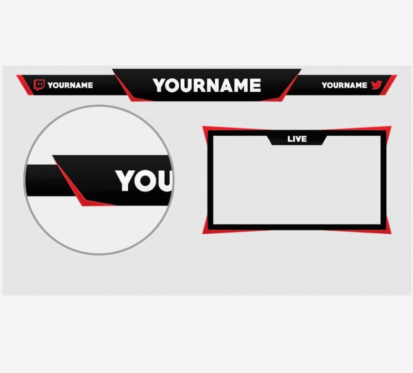twitch overlay templates